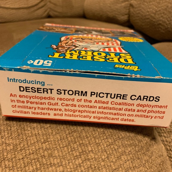 1991 Topps Collectable Desert Storm Trading cards. - Picture 3 of 4